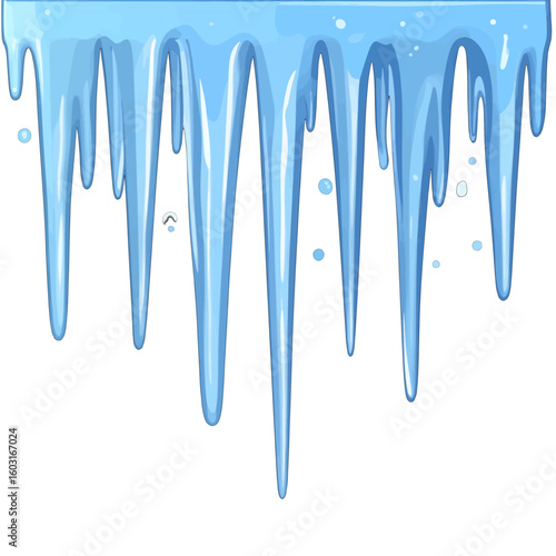 Abstract Icicles Design