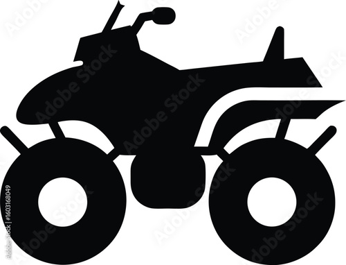 Vector ATV silhouette icon