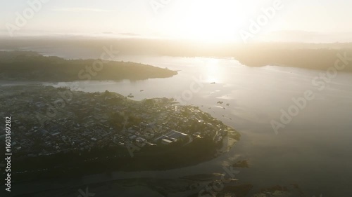 Colorful Stilt Houses in Castro Chiloe Island Chile Coastal Village Charm