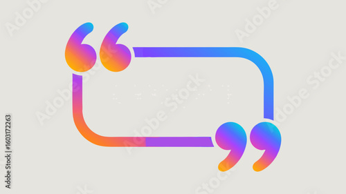 Wallpaper Mural Vibrant quotation frame design illustration on light neutral background suitable for creative social media content Torontodigital.ca