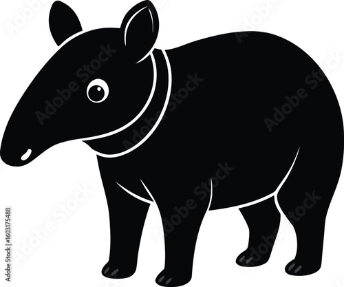 Vector tapir icon