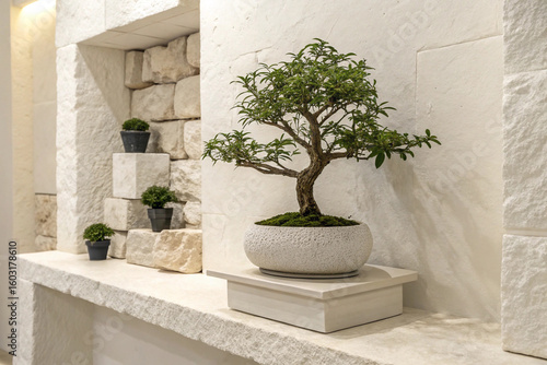 Fototapeta Naklejka Na Ścianę i Meble -  mediterranean garden with a window