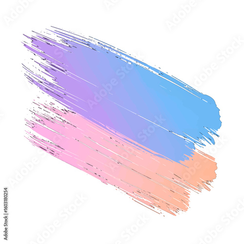 Abstract Paint Stroke Gradient Design