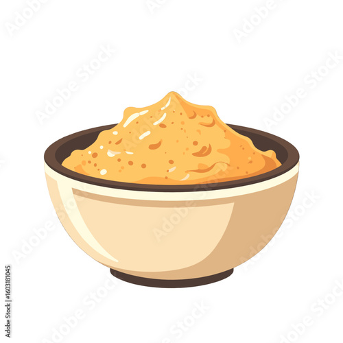 Bowl Of Orange Powder