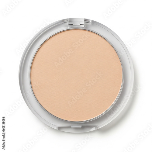 make up powder isolated on white