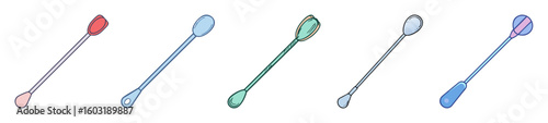 Colorful Cotton Swabs and Ear Cleaning Tools

