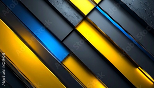 yellow metal background