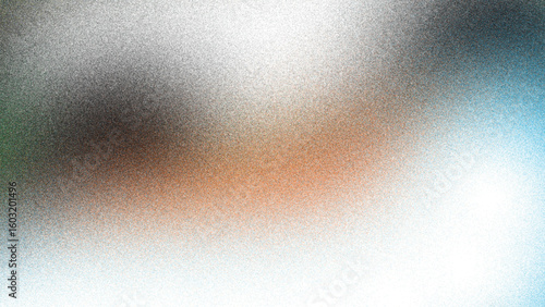 Multicolor grain texture background, noise and rough grainy gradient.