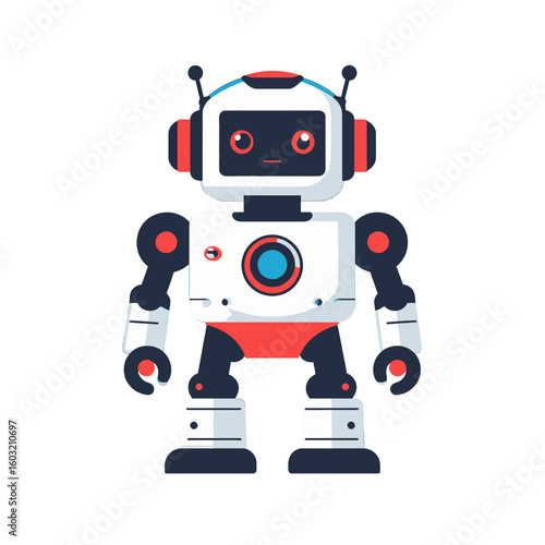 Pixel Art Robot Illustration