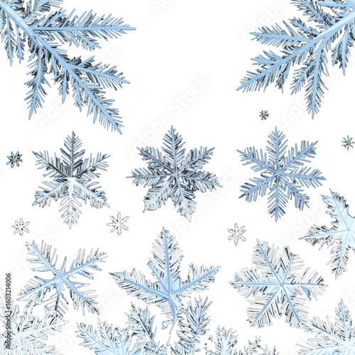 Detailed Winter Snowflake Design