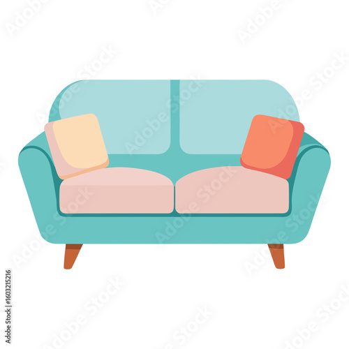 sofa isolated on white
