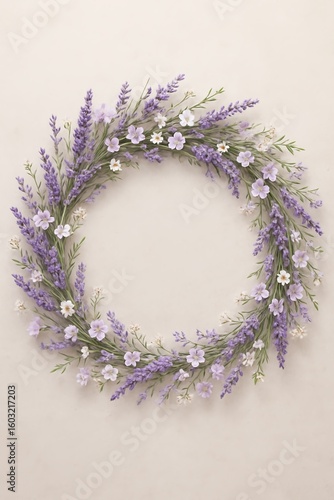 Lavender Wreath