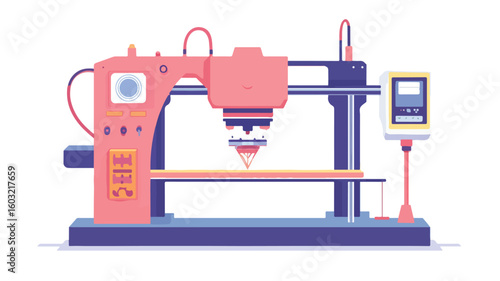 Professional 3D Printing Machine for Plastic Model Creation