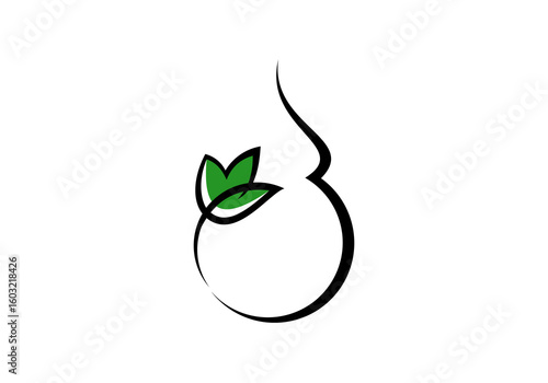 vector illustration logo of maternity care