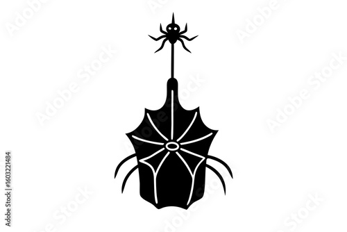 Gothic Spider Lantern: A Spooky, Web-Inspired Hanging Light
