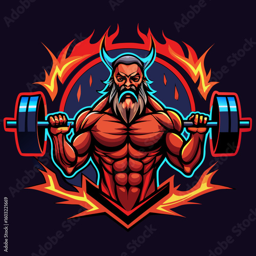 set of gym or fitness logo sport line vintage vector illustration template icon graphic design. bundle collection of various body building sign or symbol for training center concept typography