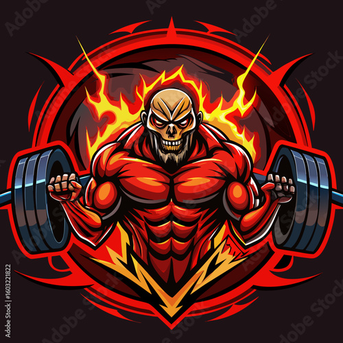 set of gym or fitness logo sport line vintage vector illustration template icon graphic design. bundle collection of various body building sign or symbol for training center concept typography