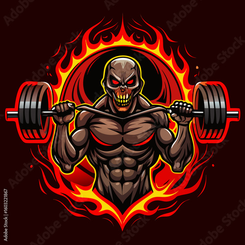 set of gym or fitness logo sport line vintage vector illustration template icon graphic design. bundle collection of various body building sign or symbol for training center concept typography