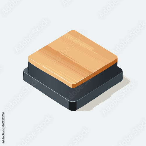 Table corner protector – Soft rubber cover on a furniture corner.

