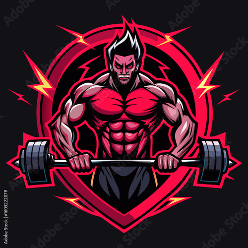 set of gym or fitness logo sport line vintage vector illustration template icon graphic design. bundle collection of various body building sign or symbol for training center concept typography