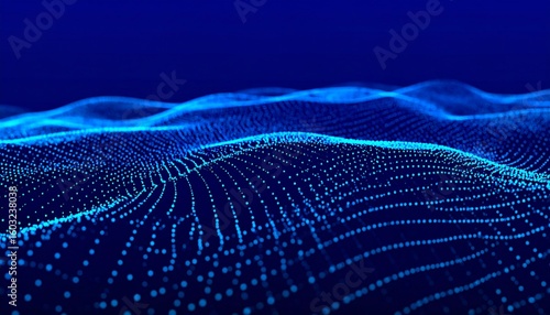 Abstract digital wave pattern