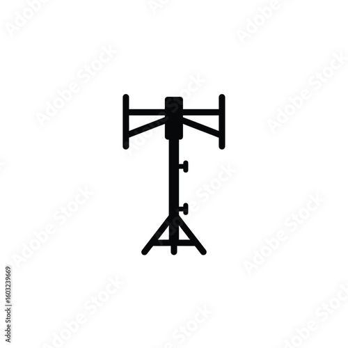 Black sculpting armature stand icon sculpture studio