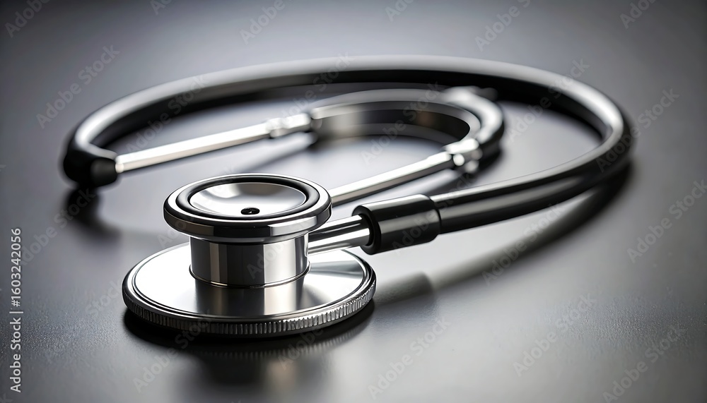 Medical stethoscope close-up (1) Medical stethoscope close-up (1)