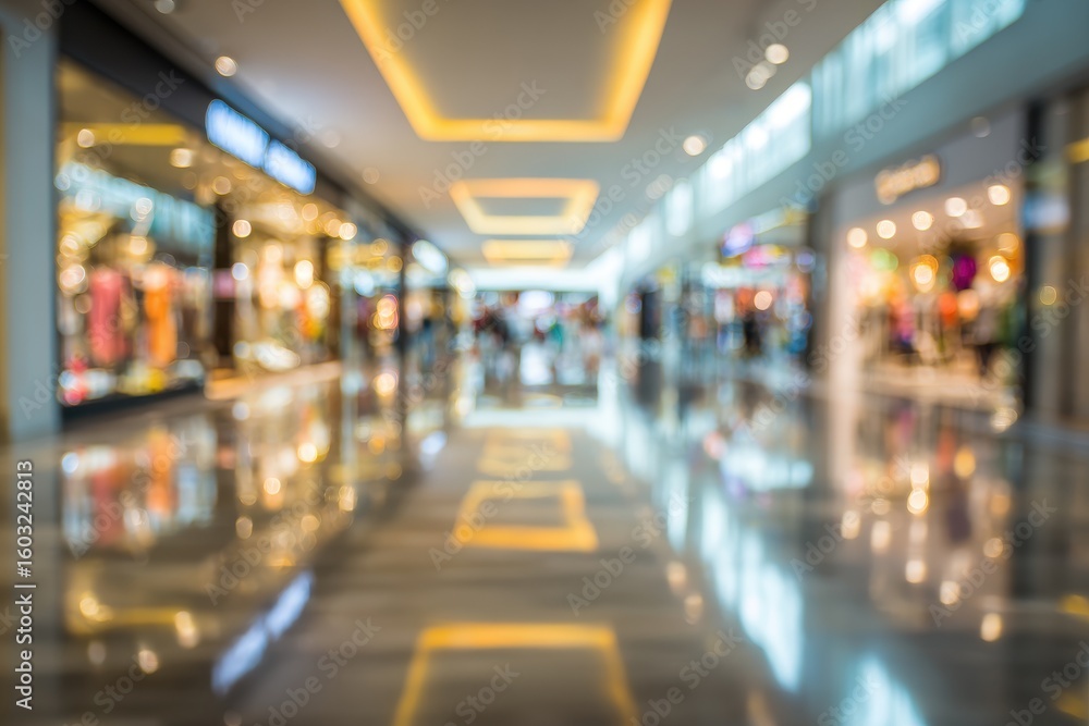 Fototapeta premium Shopping mall abstract background