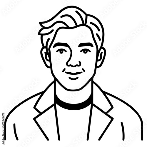 man face vector illustration