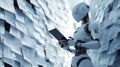 Robotic planner organizing a maze of information in style