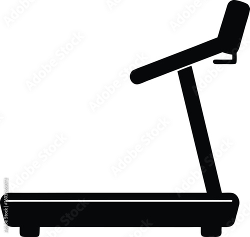 Treadmill machine vector icon illustration design