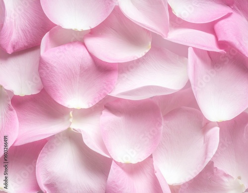 Close Up of Soft Pink Rose Petals Creating a Delicate Floral Background