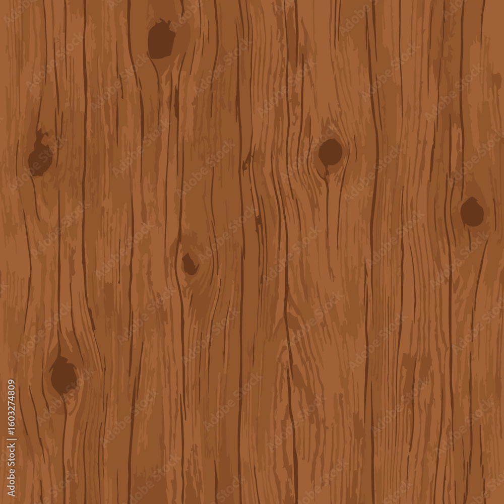 Fototapeta premium Rustic wood texture pattern seamless vector for autumn, background and decor