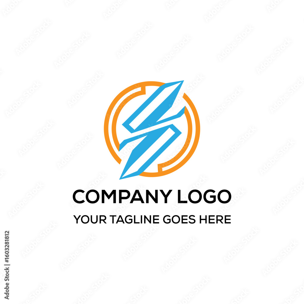 Fototapeta premium business logo company A real estate company logo monogram icon design for entrepreneur and business. Company logo template png transparent image free download vector.