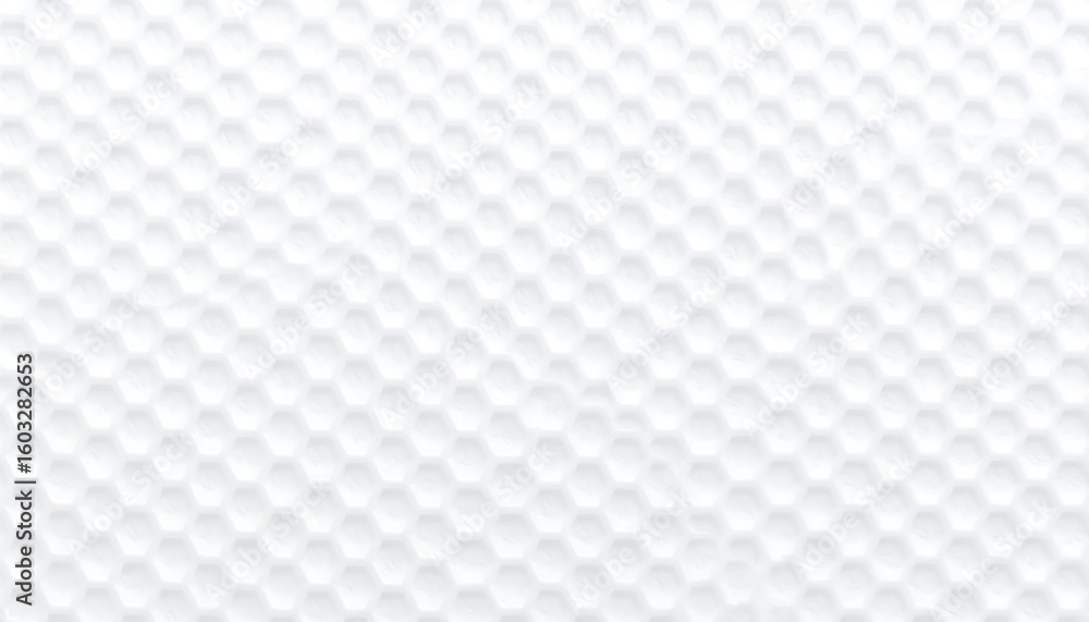 Fototapeta premium Abstract white honeycomb pattern