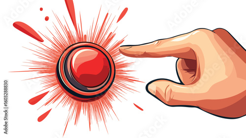 Emergency Button Activation with Hand Pressing - Safety and Security Concept
