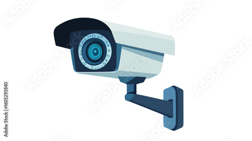 Professional Wallmounted Street CCTV Camera Icon for Videography