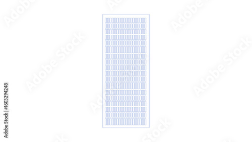 Modern architectural design element with geometric rectangular pattern, perfect for contemporary building facades and interior decor projects, scalable design asset