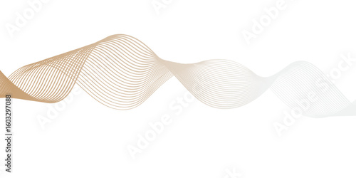 Cotton swabs on a white background with a decorative, curved blue line pattern