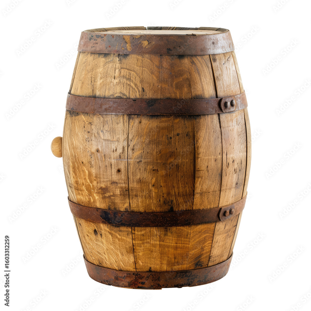 Fototapeta premium Antique wooden barrel