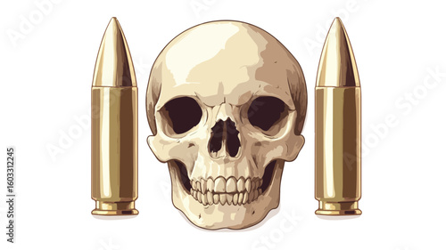 Skull Anthropology Ammunition Wide Photography
