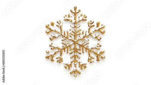 Snowflake Gold Accessories Wide Angle