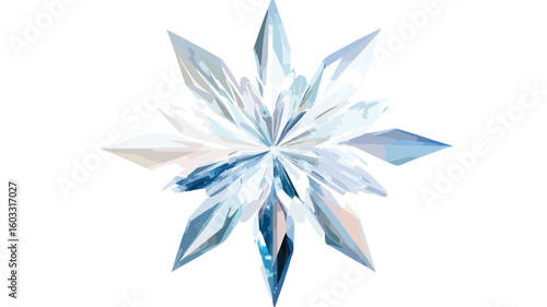 Crystal Star Shape Wide Angle Photography