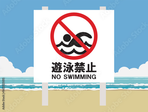遊泳禁止