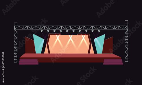 2d stage design for events and presentations