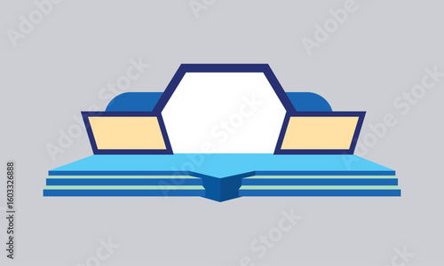 2d stage design for events and presentations
