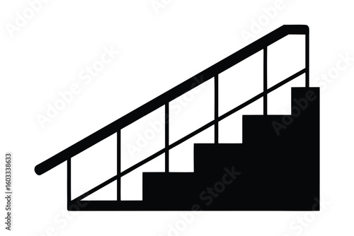 stairlift vector icon illustration