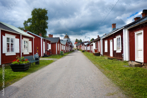 Gammelstad Church Town in Gammelstaden 10 km north of Luleå, Sweden
