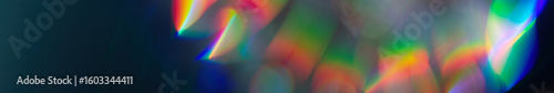 Macro Photo of Rainbow Light on Organic Surface with Iridescent Glow