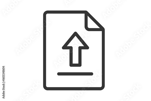 Upload document flat icon, file uploading and downloading symbol, share and synchronize file graphic, UI web and mobile app interface vector design for digital file transfer